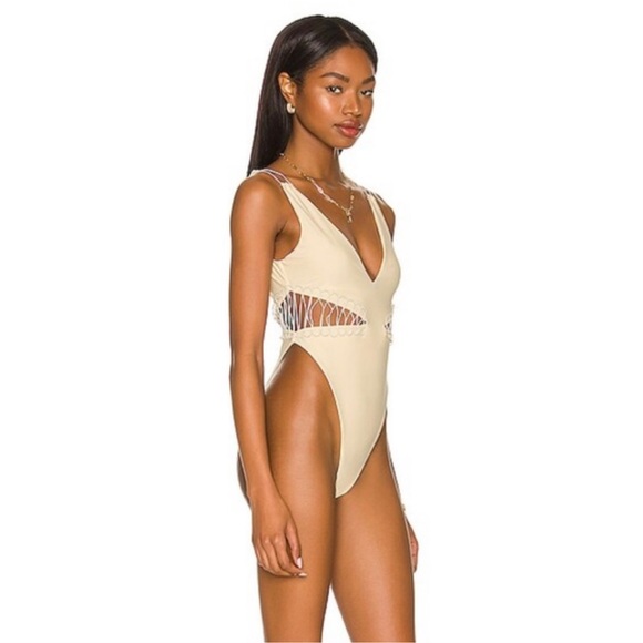 Camila Coelho Other - NWT Camila Coelho Caprice One Piece in Light Beige Size Medium